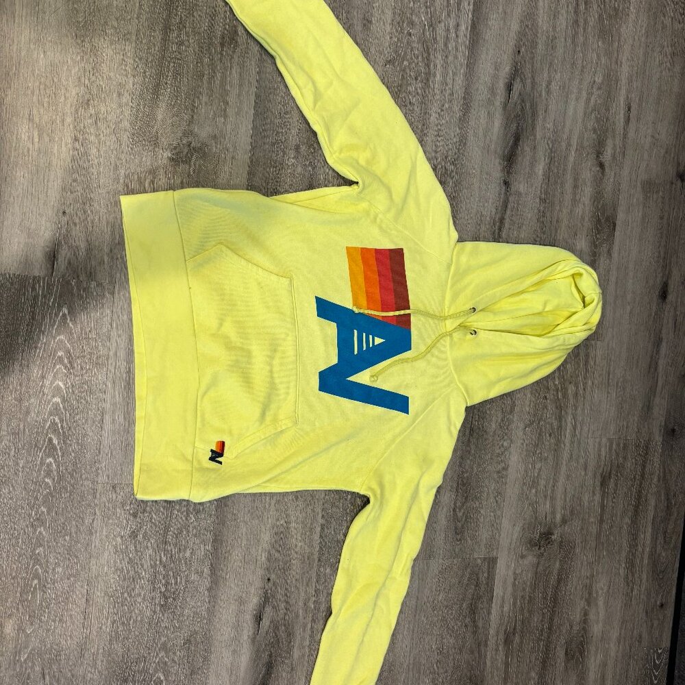 Aviator Nation Adult Small Neon Bright Yellow